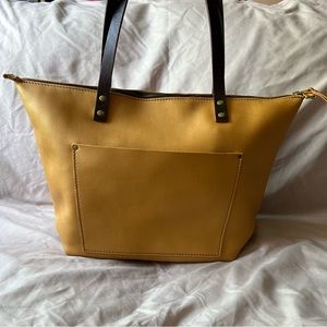 Portland Leather Goods NWOT Large Zip Tote in Honeycomb